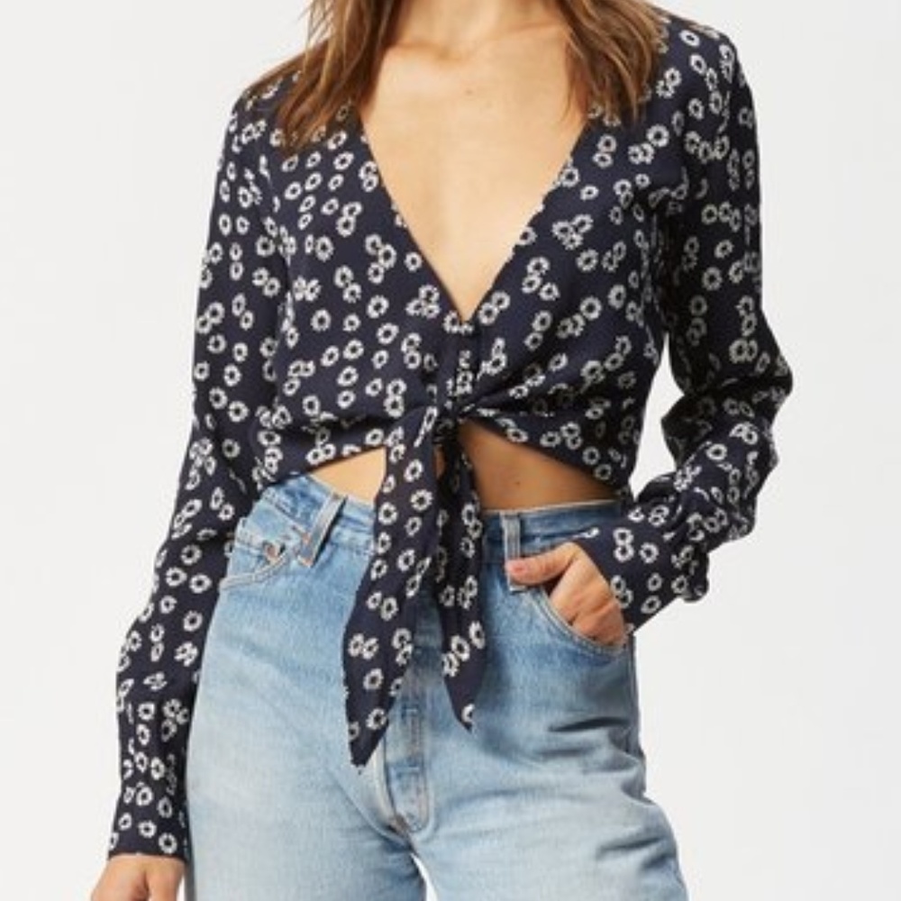 Flynn Skye Riley Crop Top in Daisy Duke